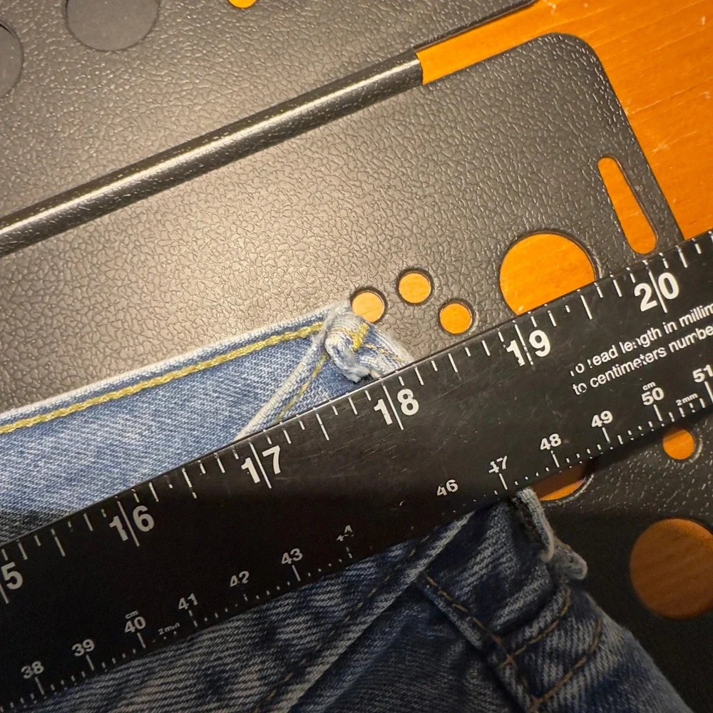 Baggy Levi's 559 Relaxed Straight Jeans Mens 38x30 Blue Light Skater 90s Style‎